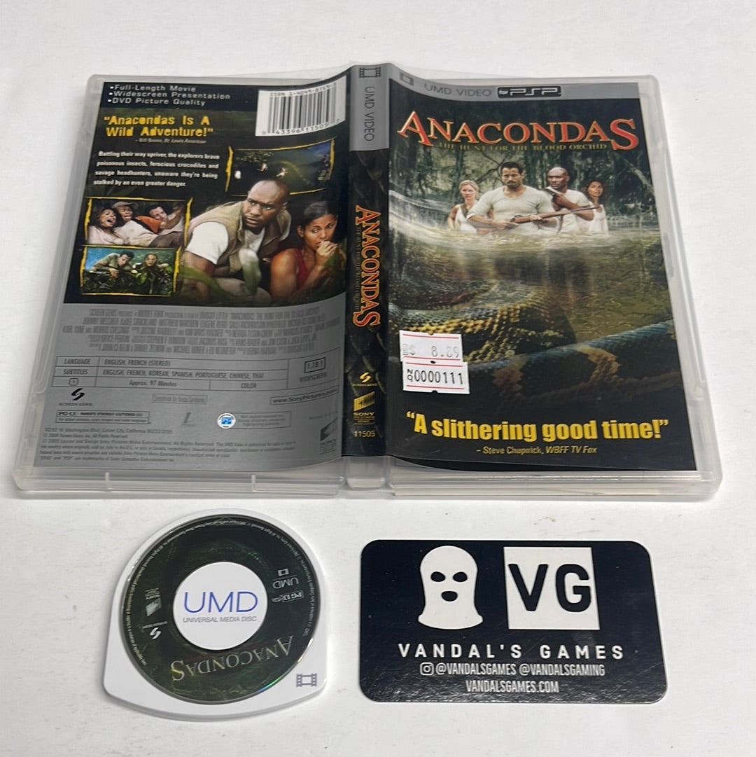 Psp Video - Anacondas Sony PlayStation Portable UMD W/ Case #111