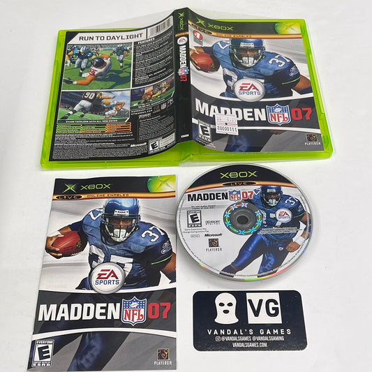 Xbox - Madden NFL 07 Microsoft Xbox Complete #111