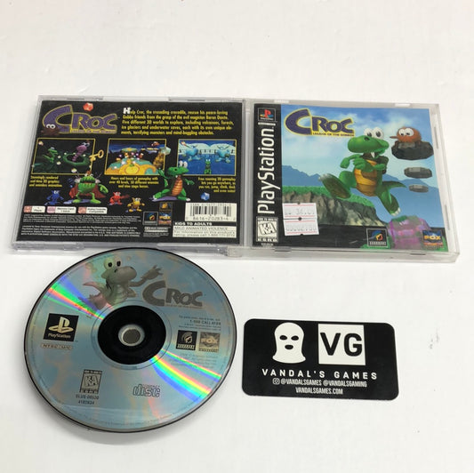 Ps1 - Croc Legend of the Gobbos Black Label Sony PlayStation 1 Complete #2780