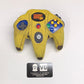 N64 - Blue Controller Donkey Kong Bananna Peel Skin Sleeve Stuck* Nintendo 64 #2293