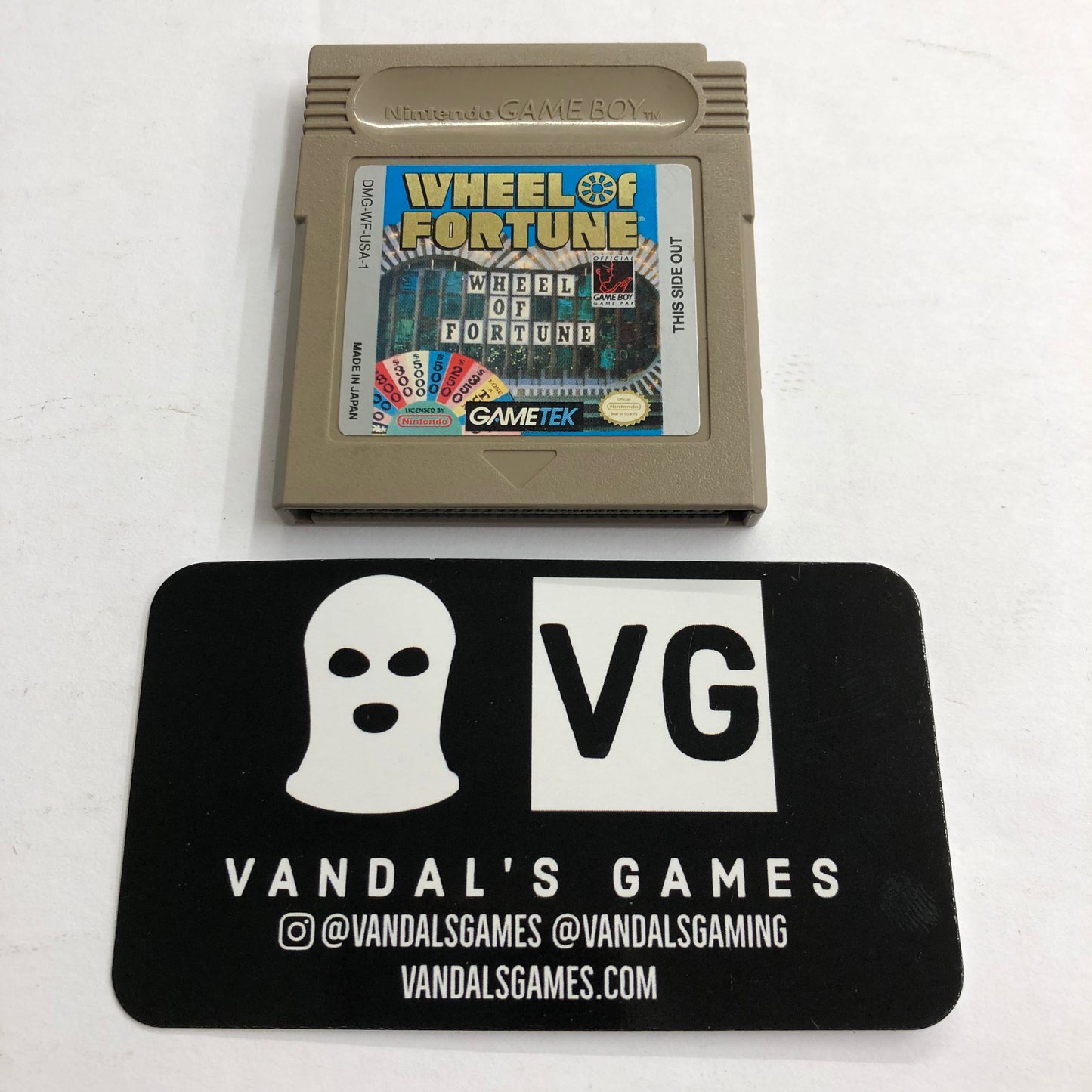 GB - Wheel of Fortune Nintendo Gameboy Cart Only #2883