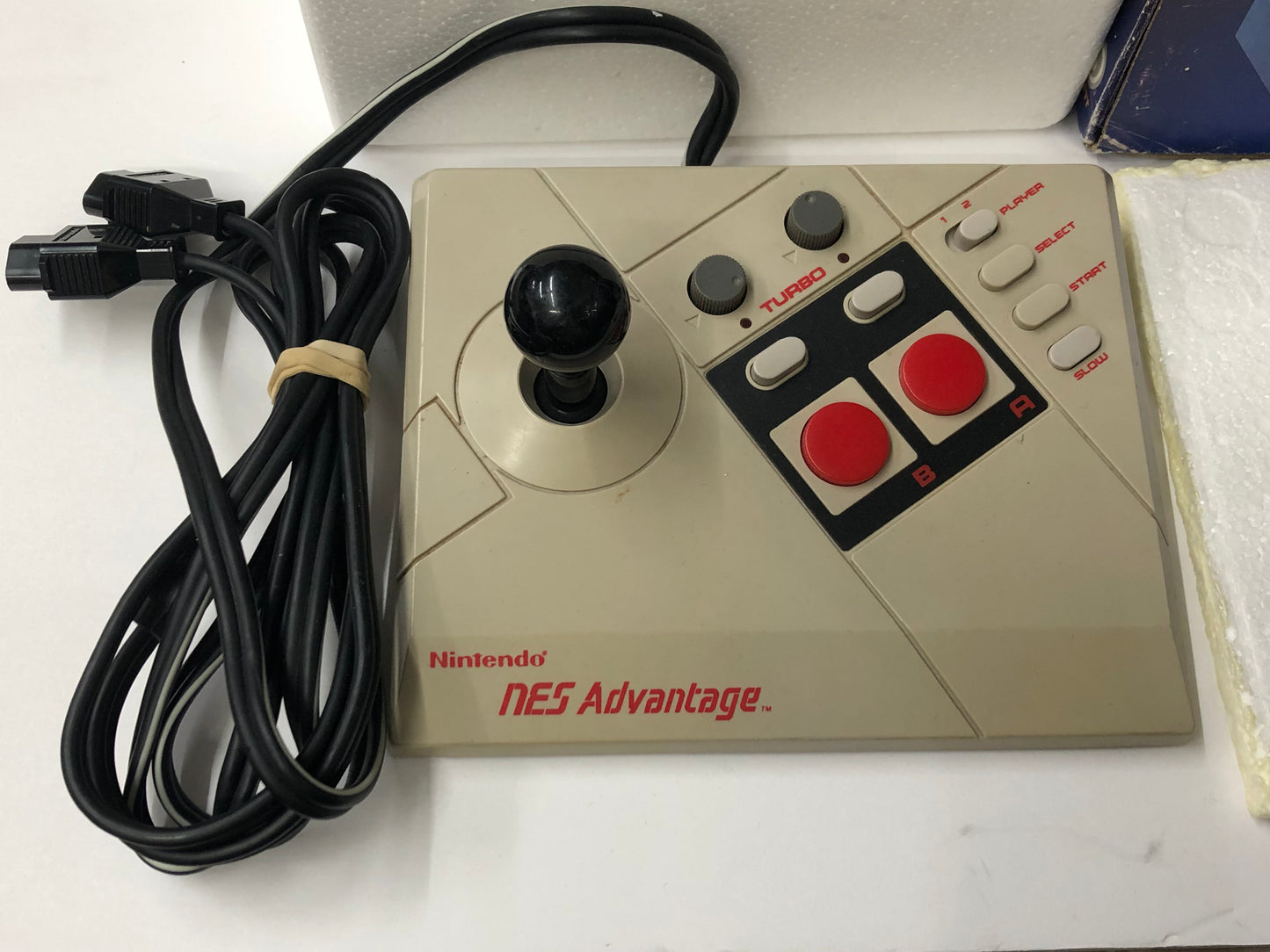 Nes - Advantage Controller OEM Nintendo Almost Complete In Box Tested #2889