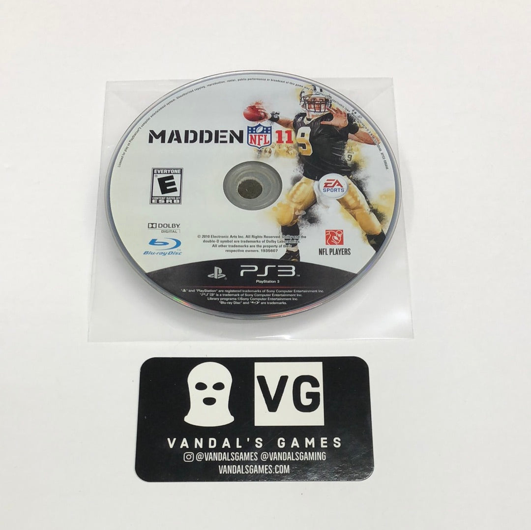 Ps3 - Madden NFL 11 Sony PlayStation 3 Disc Only #111