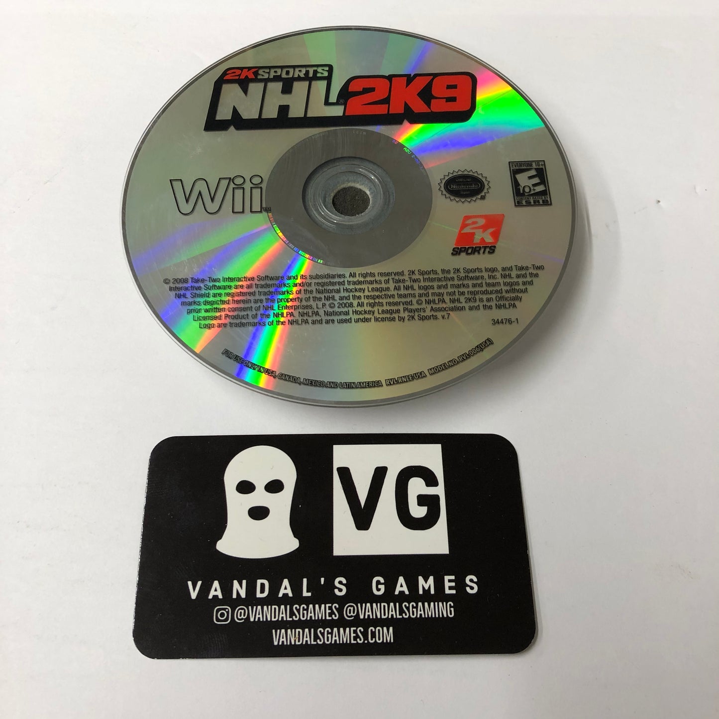 Wii - NHL 2k9 Nintendo Wii Disc Only #111