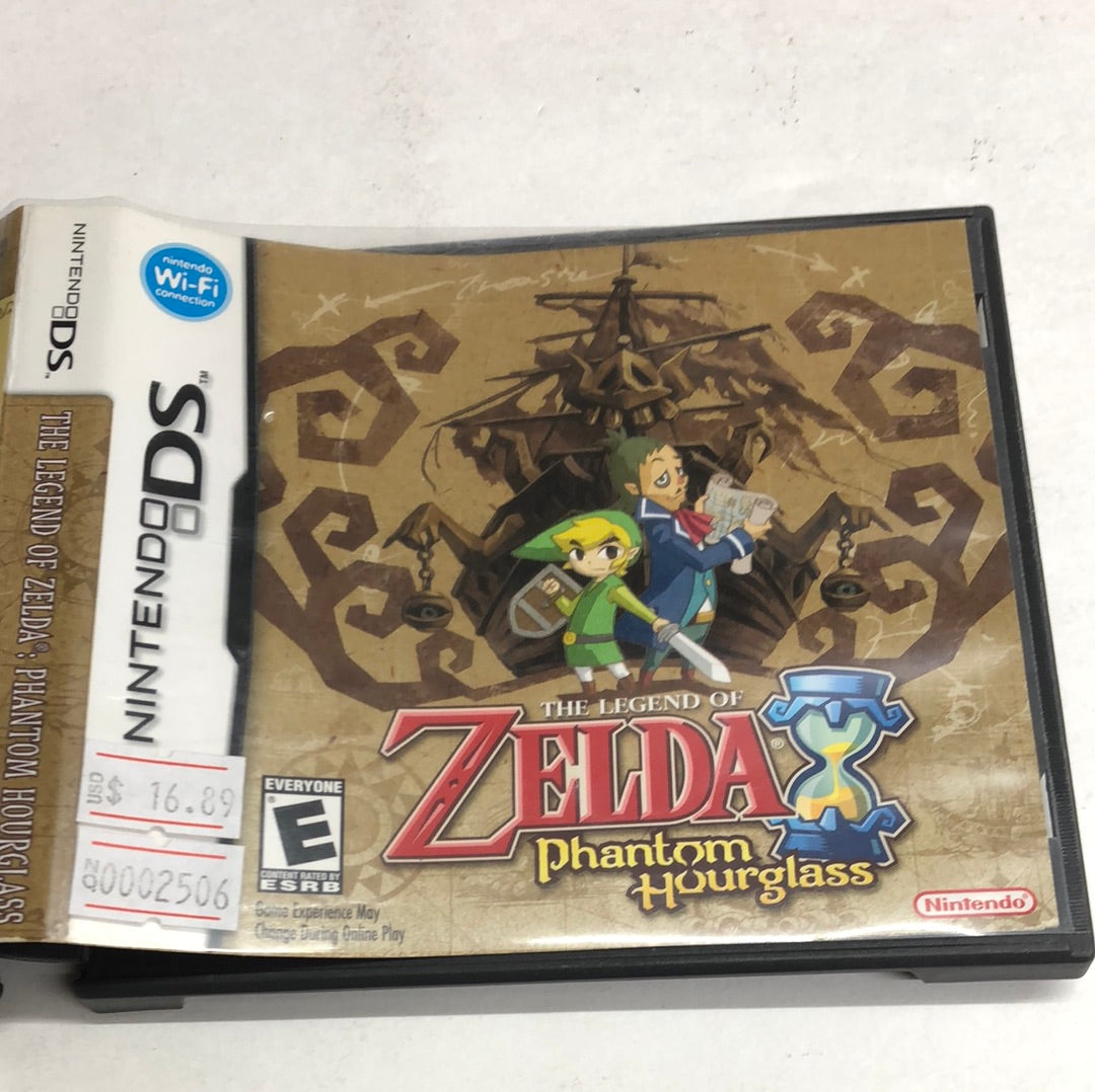 Ds - The Legend of Zelda Phantom Hourglass Nintendo Case Only No Game #2506