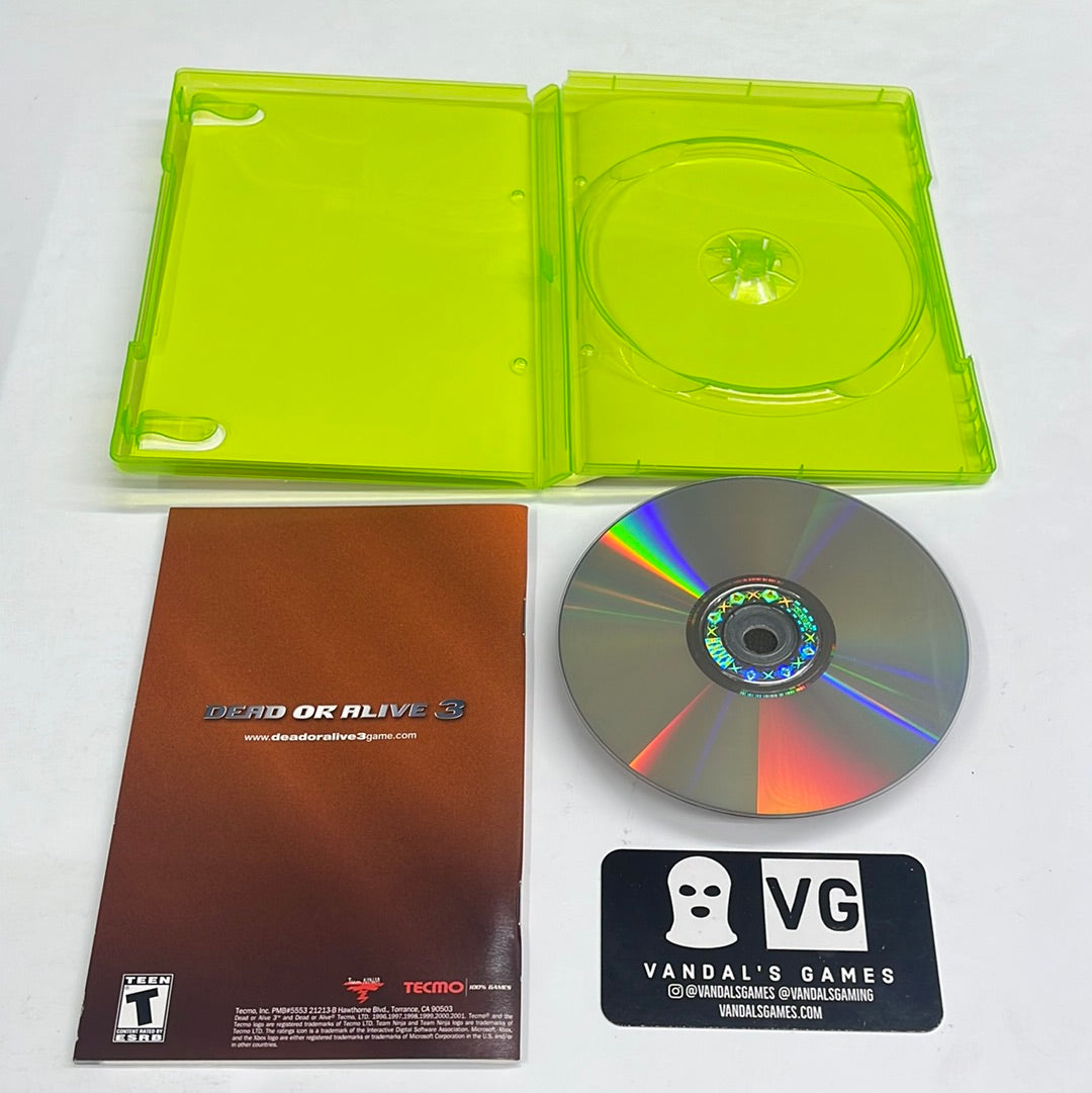 Xbox - Dead or Alive 3 Microsoft Xbox Complete #111