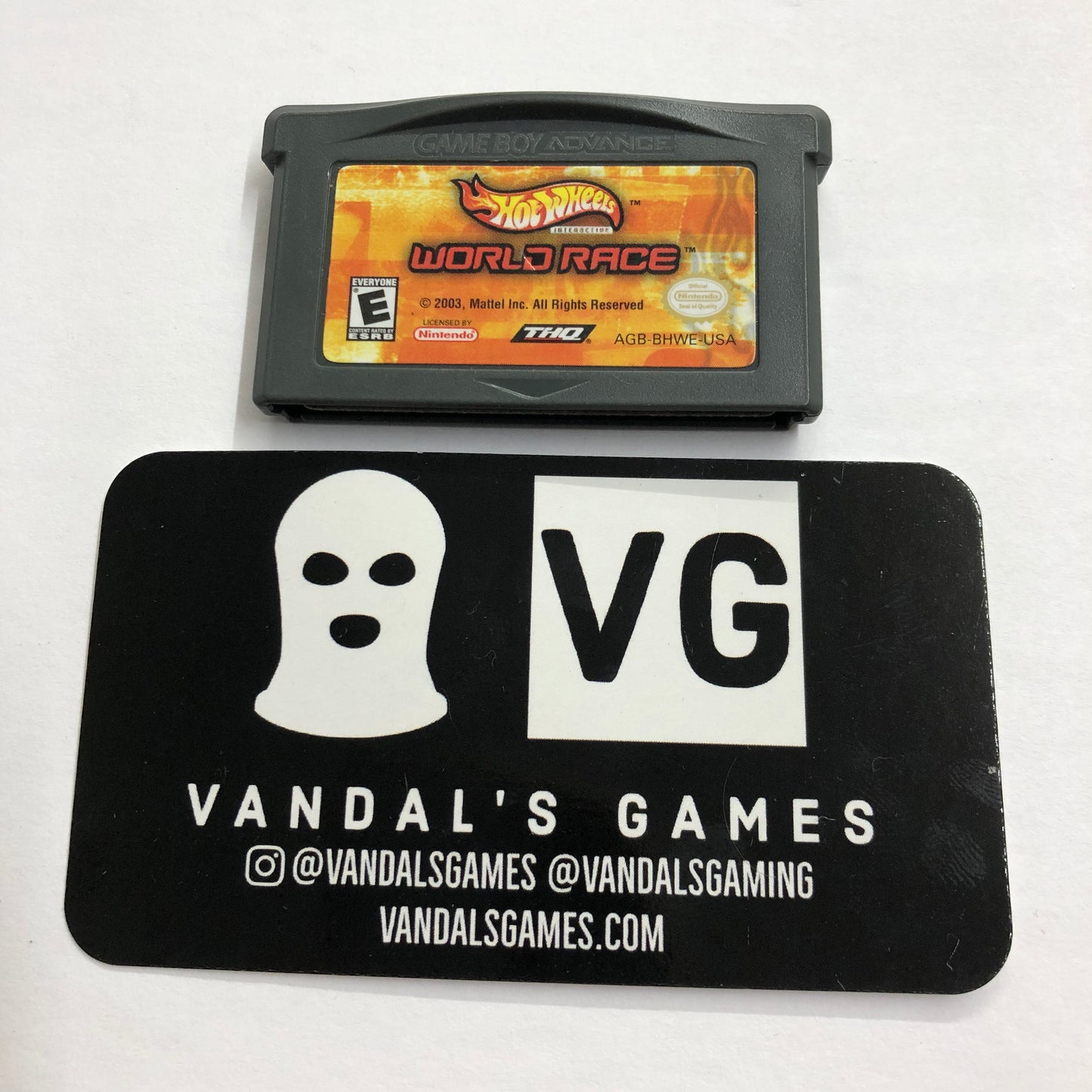 GBA - Hotwheels World Race Nintendo Gameboy Advance Cart Only #111