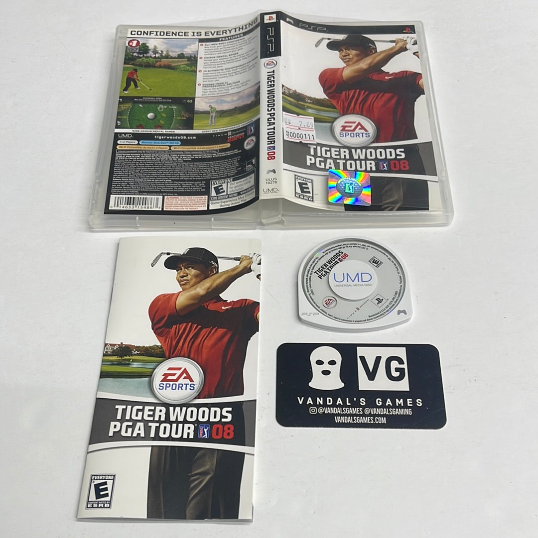 Psp - Tiger Woods PGA Tour 08 Sony PlayStation Portable Complete #111