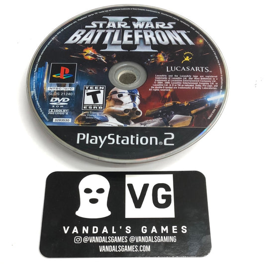 Ps2 - Star Wars Battlefront II Sony PlayStation 2 Disc Only #111