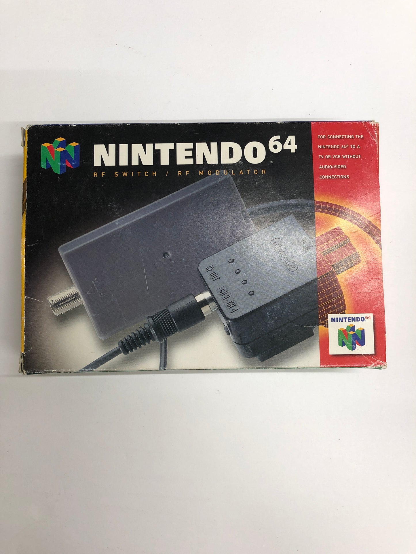 N64 - RF Switch / RF Modulator Adapter Nintendo 64 Box Untested #2863