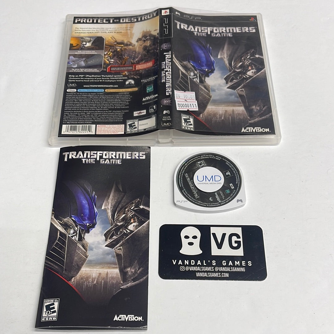 Psp - Transformers the Game Sony PlayStation Portable Complete #111