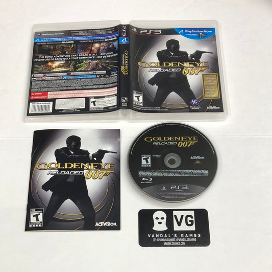 Ps3 - 007 Goldeneye Reloaded Double "O" Edition PlayStation 3 Complete #2541