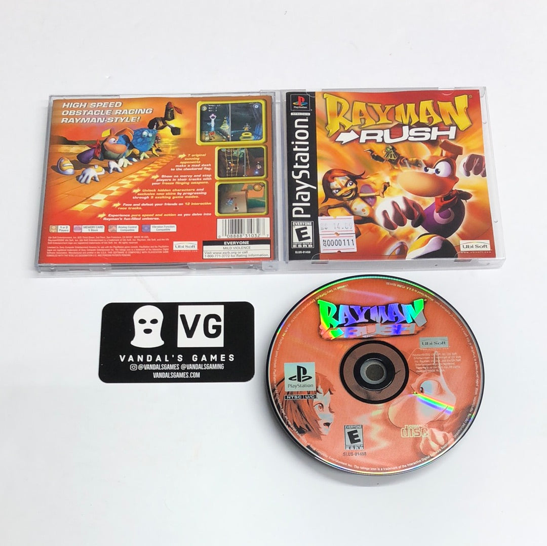 Ps1 - Rayman Rush New Case Sony PlayStation 1 Complete #111