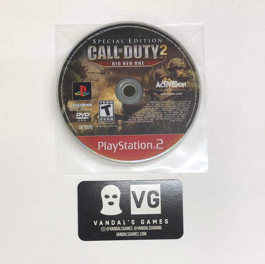 Ps2 - Call of Duty 2 Big Red One Special Edition Greatest Hits PlayStation 2 Disc #111