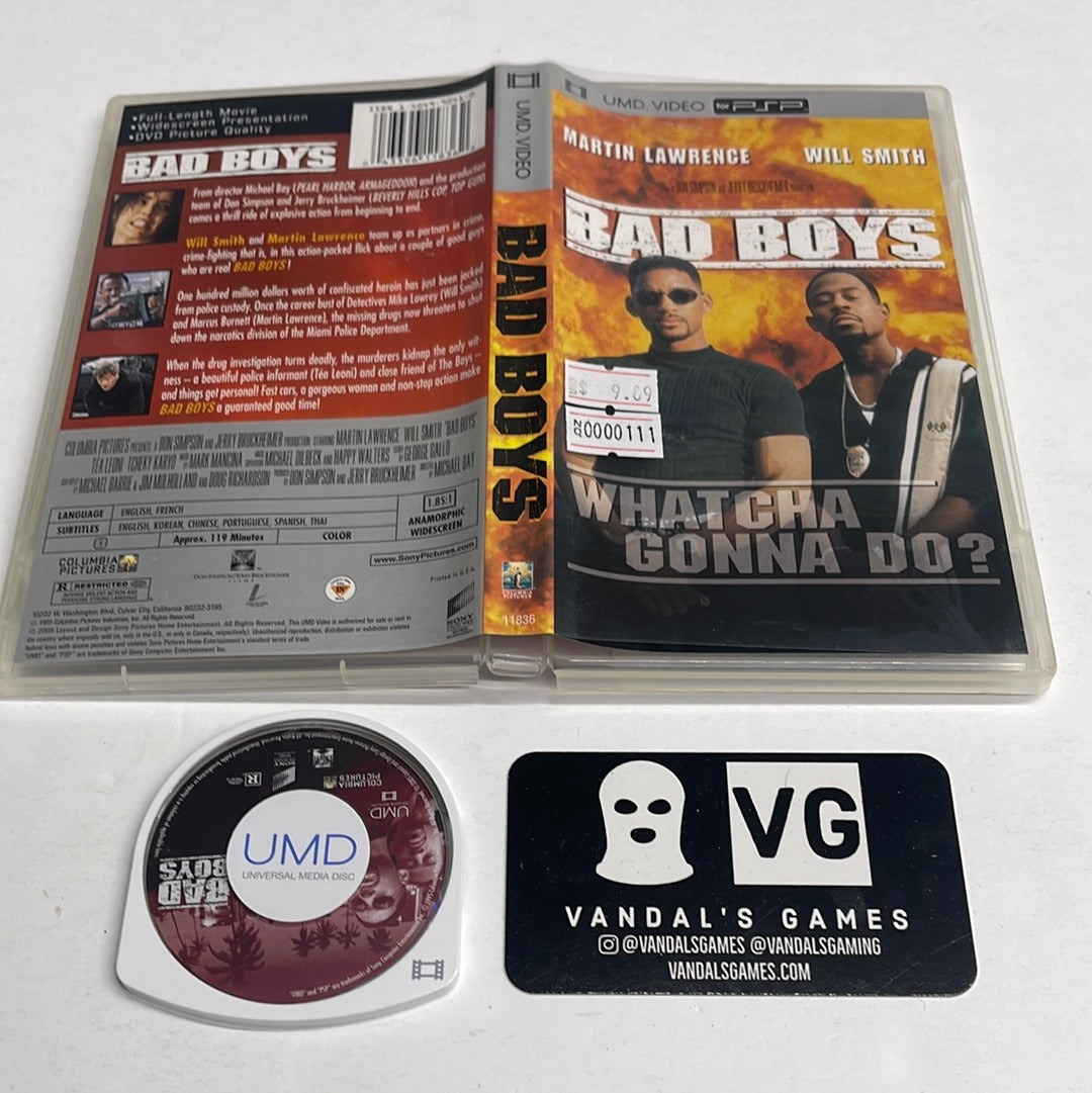 Psp Video - Bad Boys Sony PlayStation Portable UMD W/ Case #111