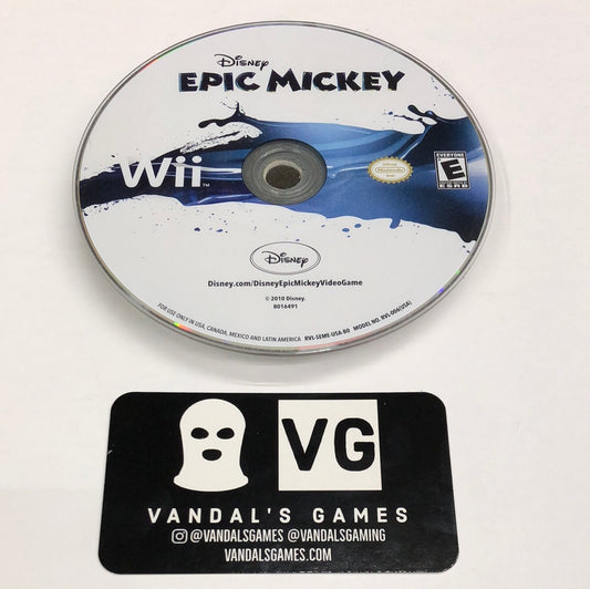 Wii - Epic Mickey Nintendo Wii Disc Only #111
