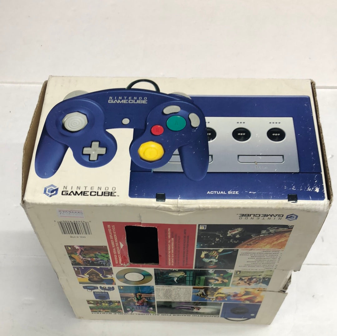 Gamecube - Console Indigo Box Only Nintendo Gamecube NO CONSOLE #2826