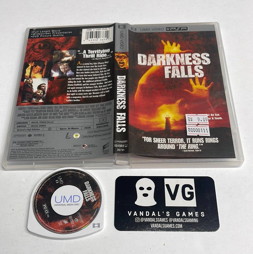 Psp Video - Darkness Falls Sony PlayStation Portable UMD W/ Case #111