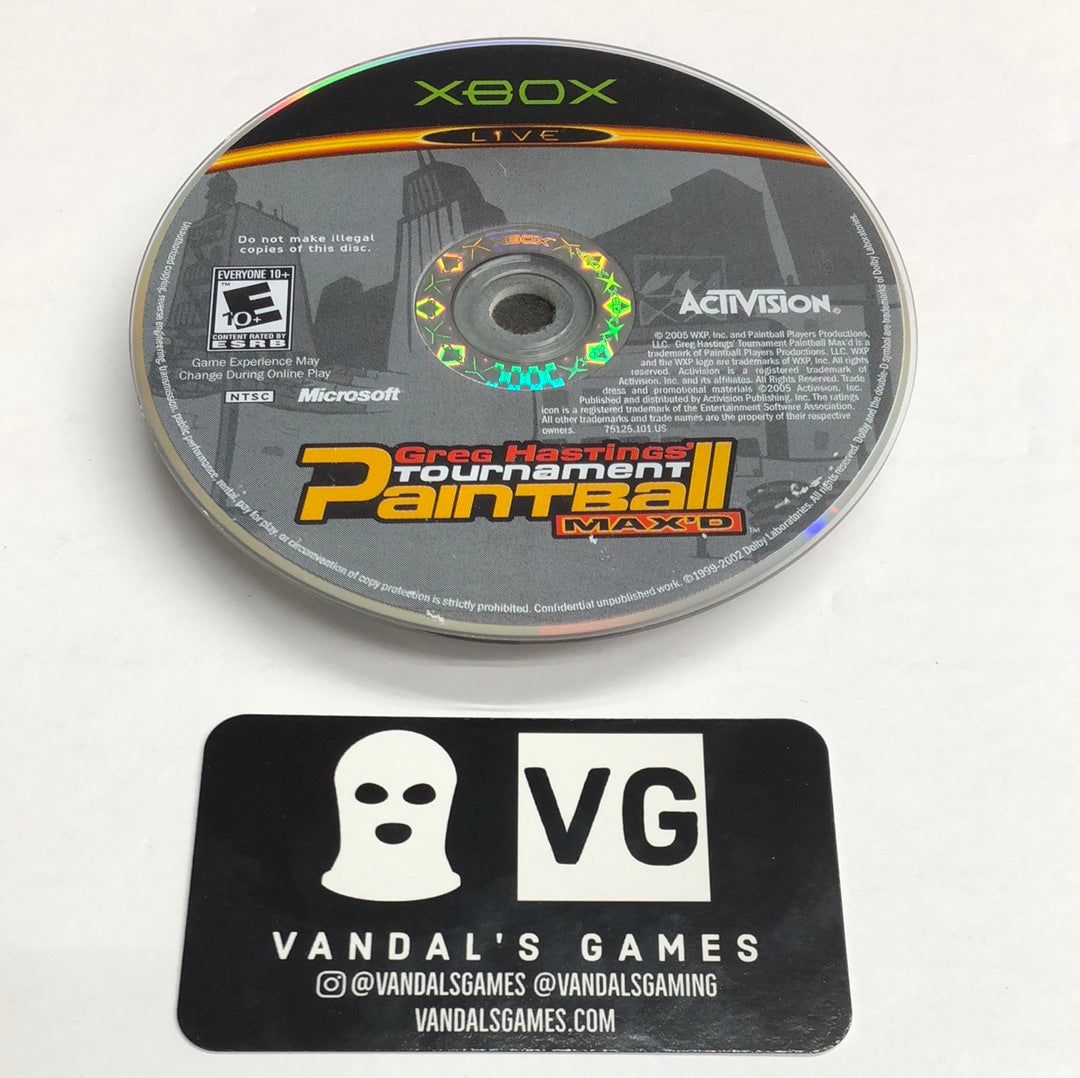 Xbox - Greg Hastings Tournament Paintball Max'd Microsoft Xbox Disc Only #111