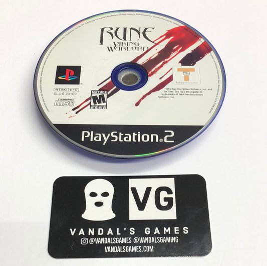 Ps2 - Rune Viking Warlord Sony PlayStation 2 Disc Only #111