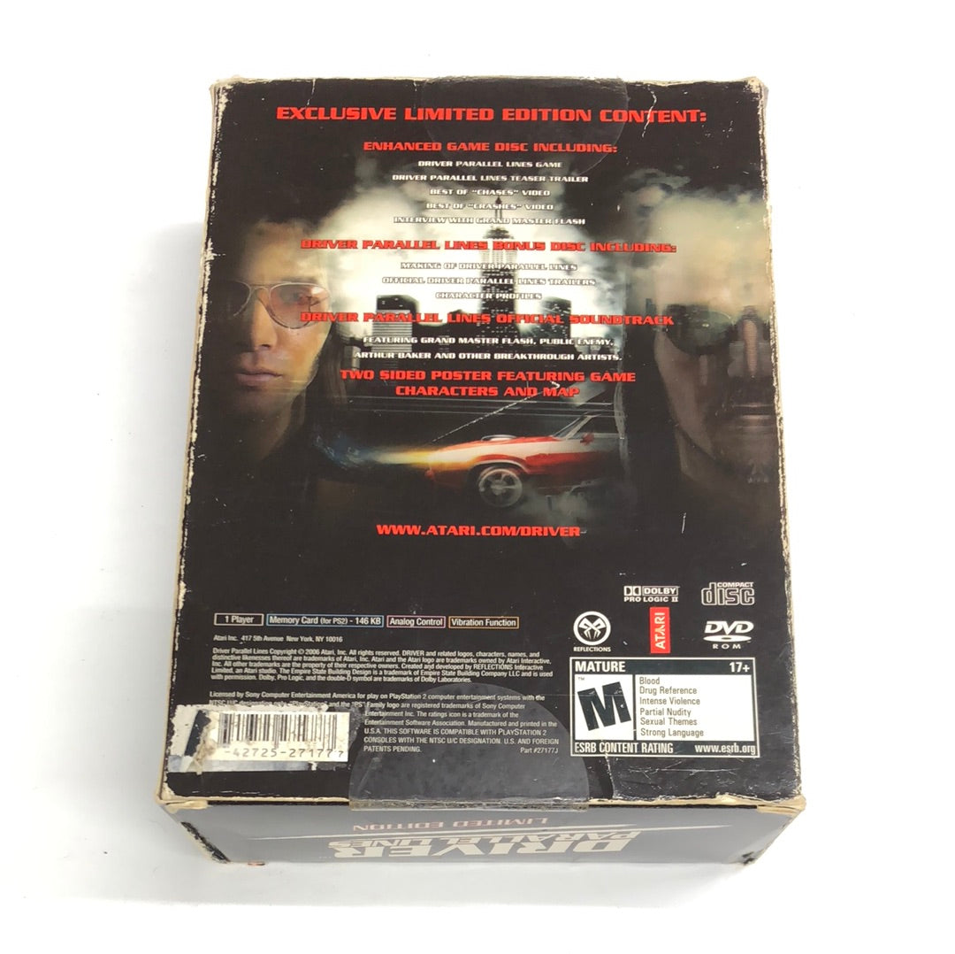 Ps2 - Driver Parallel Lines Limited Edition Sony Playstation 2 Almost Complete #2658
