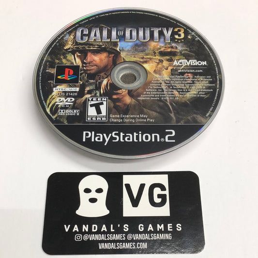 Ps2 - Call of Duty 3 Sony PlayStation 2 Disc Only #111