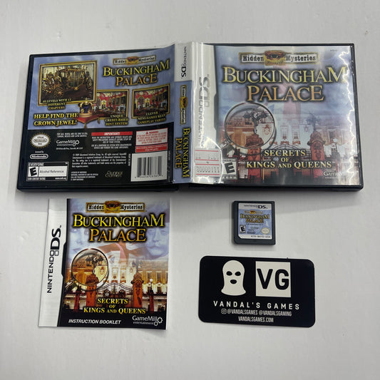 Ds - Hidden Mysteries Buckingham Palace Nintendo Ds Complete #111