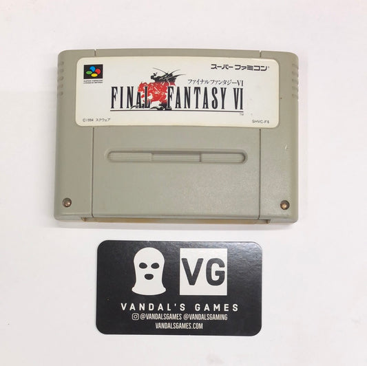Super Famicom - Final Fantasy VI Japan Super Nintendo Cart Only #2339