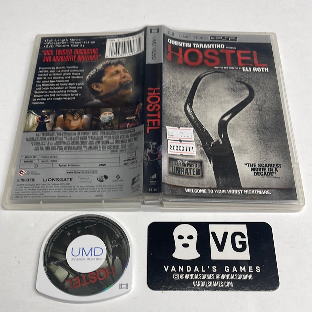 Psp Video - Hostel Sony PlayStation Portable UMD W/ Case #111