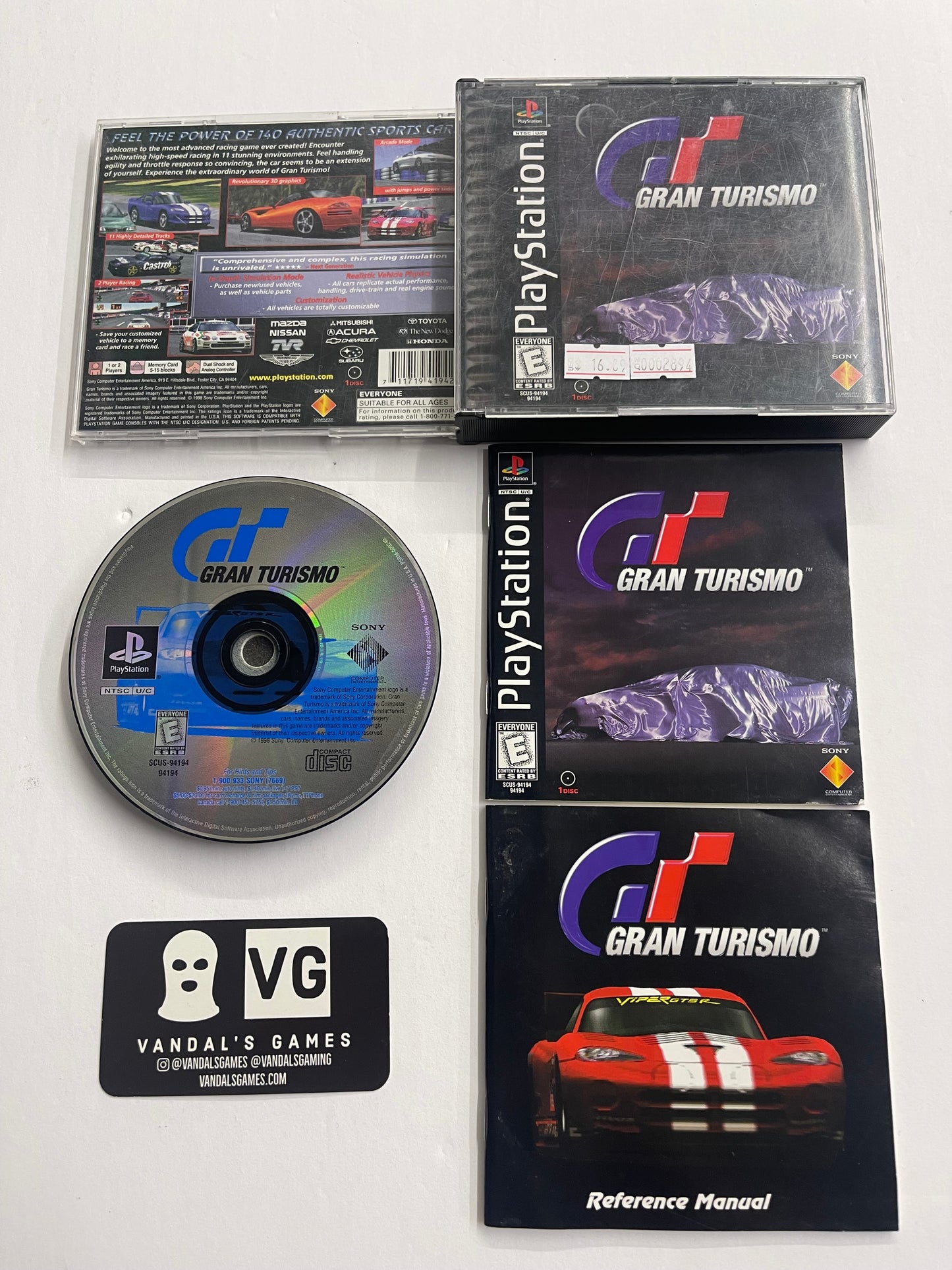 Ps1 - Gran Turismo Sony PlayStation 1 Complete #2894