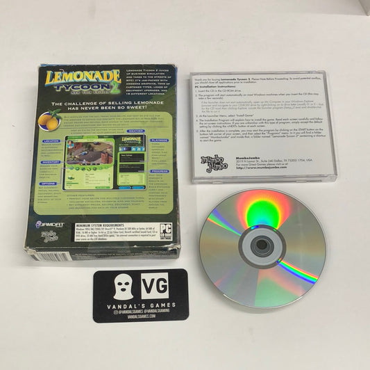 PC - Lemonade Tycoon 2 New York Edition Computer Game W/ Big Box #2384