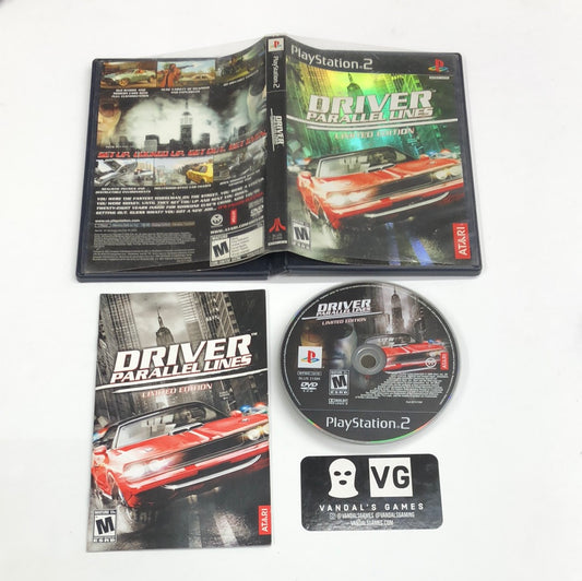 Ps2 - Driver Parallel Lines Limited Edition Sony Playstation 2 Almost Complete #2658