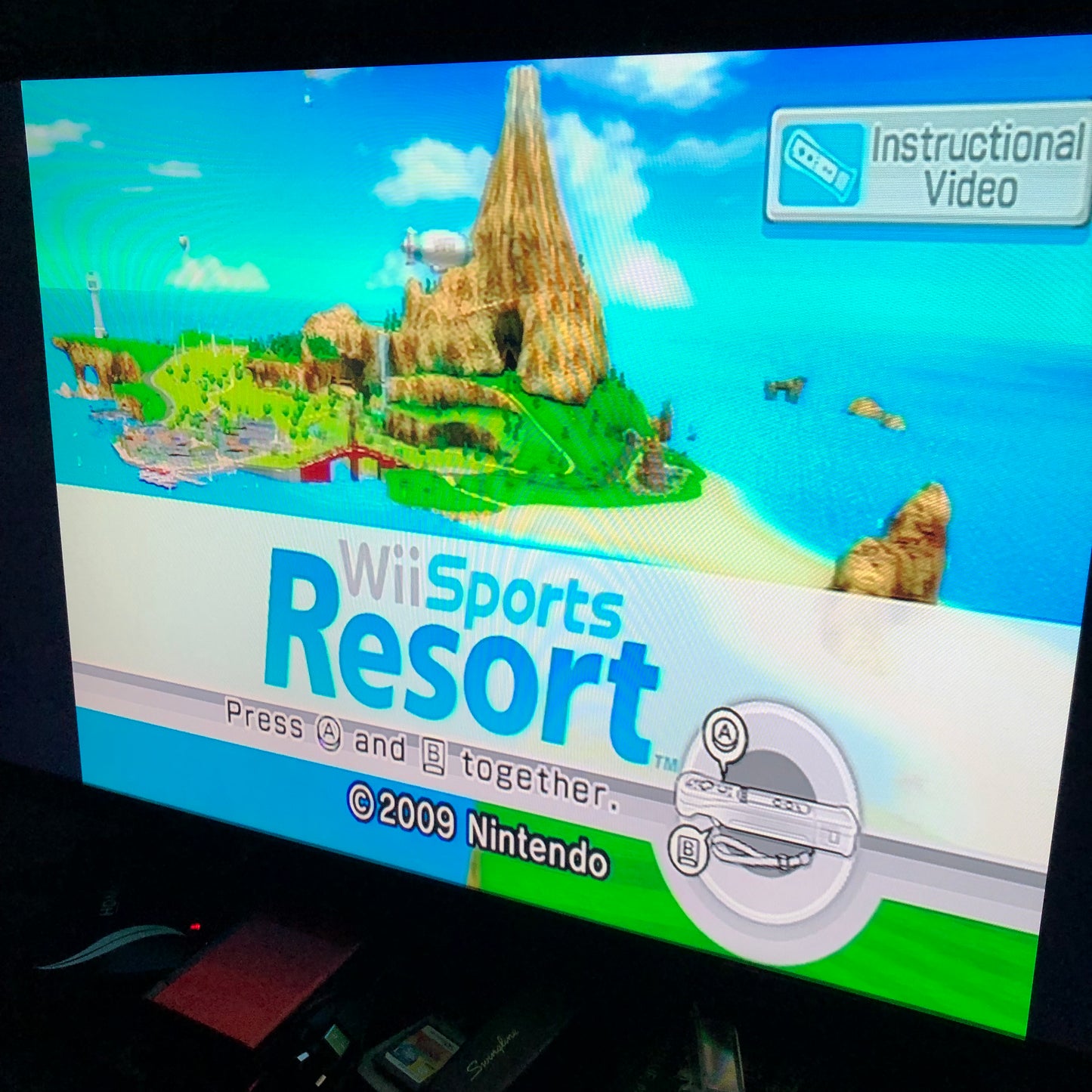 Wii - Wii Sports Resort Nintendo Wii Complete #2887