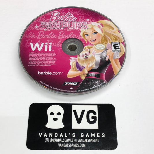 Wii - Barbie Groom and Glam Pups Nintendo Wii Disc Only #111