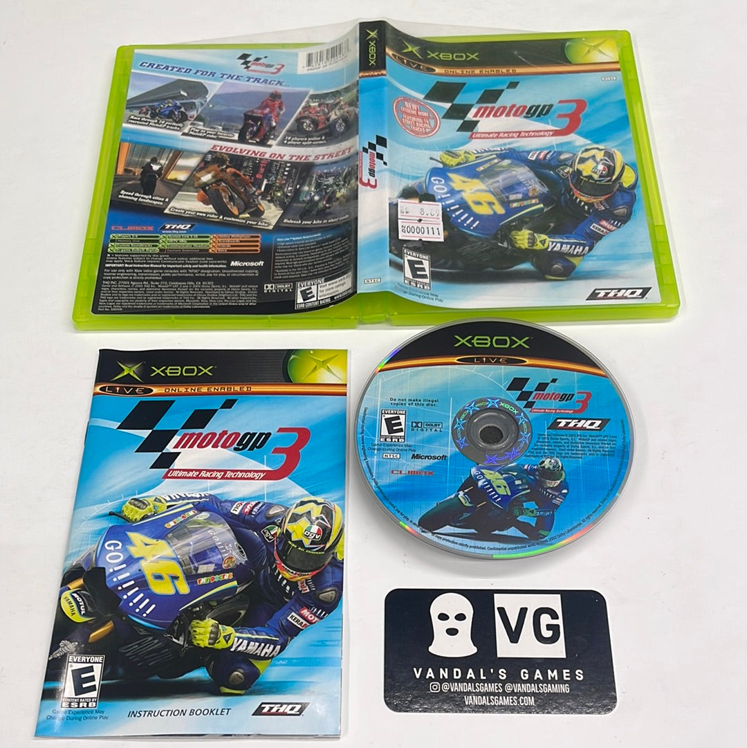 Xbox - Moto GP 3 Ultimate Racing Technology Microsoft Xbox Complete #111