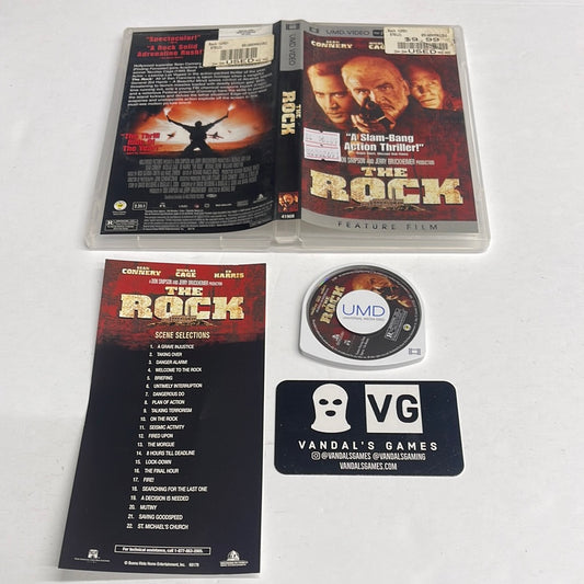 Psp Video - The Rock Sony PlayStation Portable UMD W/ Case #2691