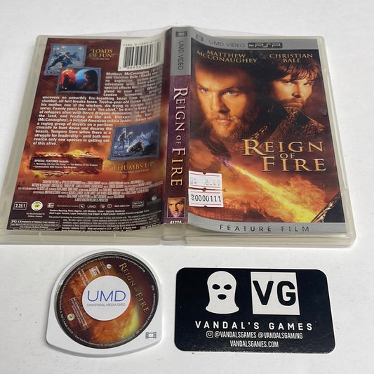 Psp Video - Reign of Fire Sony PlayStation Portable UMD W/ Case #111