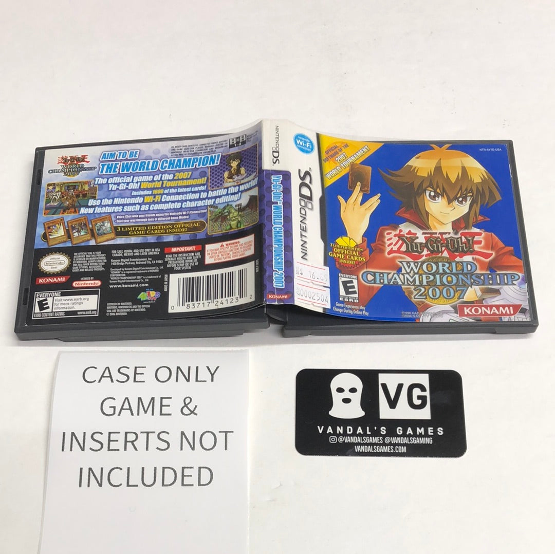 Ds - Yu-Gi-Oh! World Championship 2007 Nintendo Case Only No Game #2504