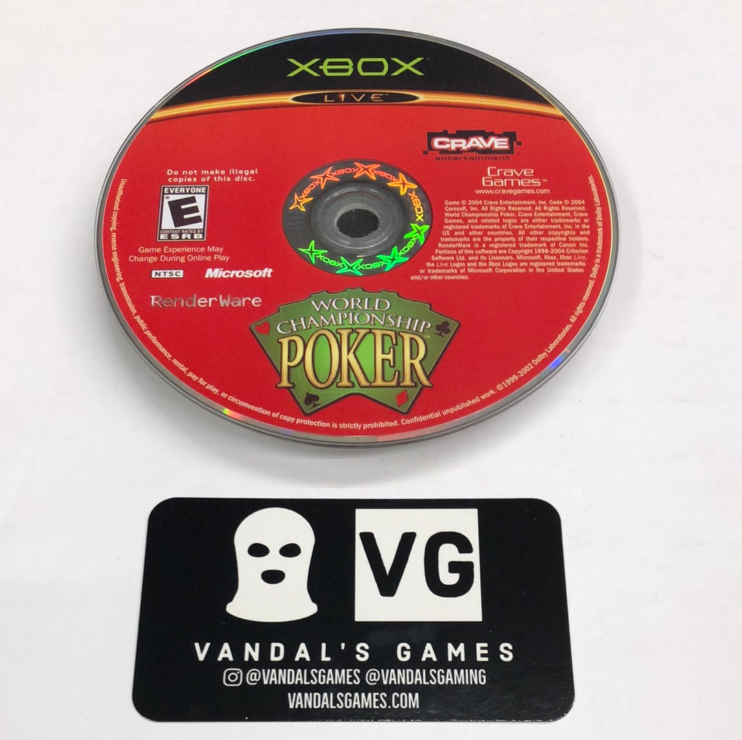 Xbox - World Championship Poker Microsoft Xbox Disc Only #111