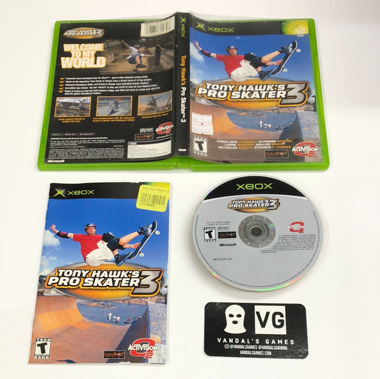 Xbox - Tony Hawk's Pro Skater 3 Microsoft Xbox Complete #2752