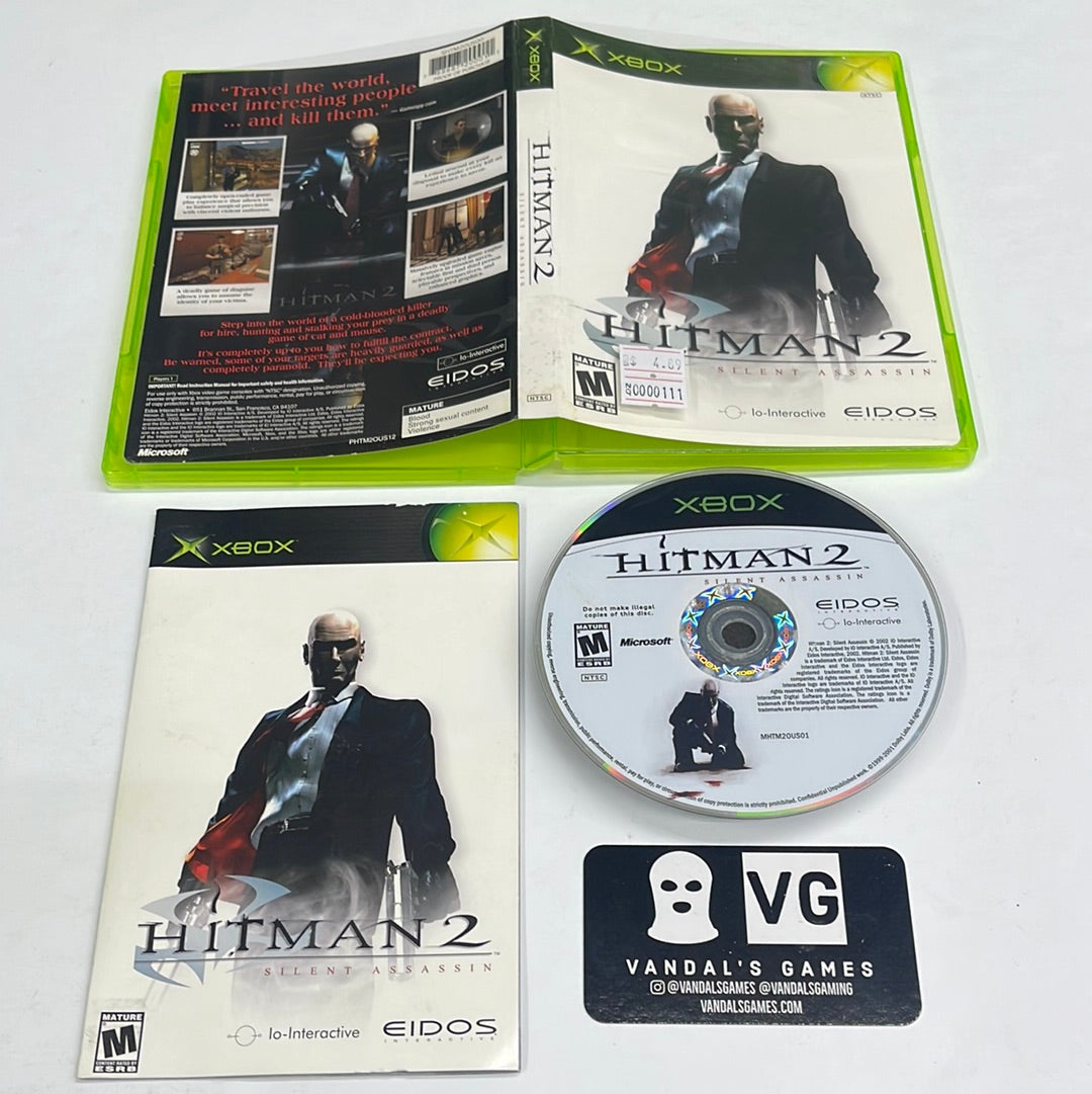 Xbox - Hitman 2 Silent Assassin Microsoft Xbox Complete #111