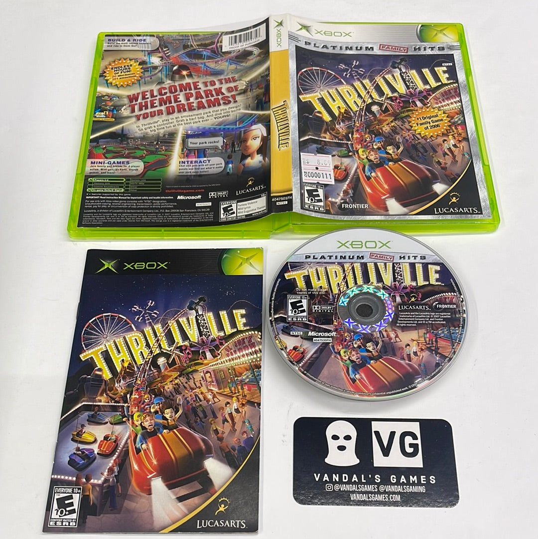 Xbox - Thrillville Platinum Hits Microsoft Xbox Complete #111