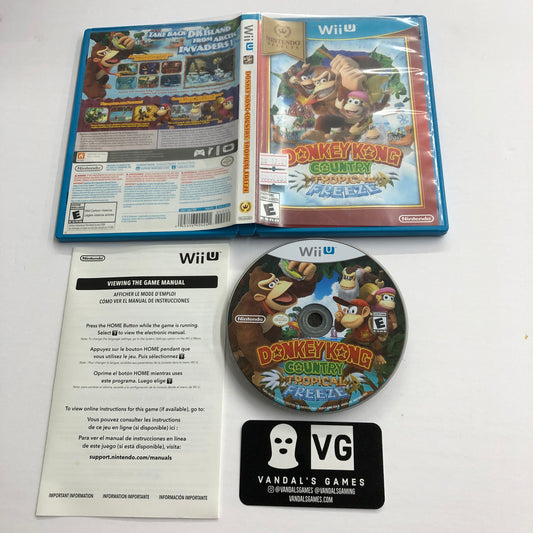 Wii U - Donkey Kong Country Tropical Freeze Nintendo Wii U Complete #2883