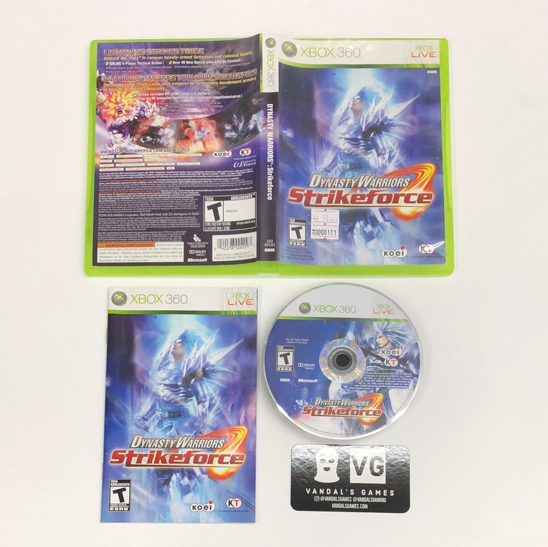 Xbox 360 - Dynasty Warriors Strikeforce Microsoft Xbox 360 Complete #111