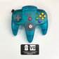 N64 - Controller Ice Blue OEM Nintendo 64 OEM Stick 8/10+ Tightness #111