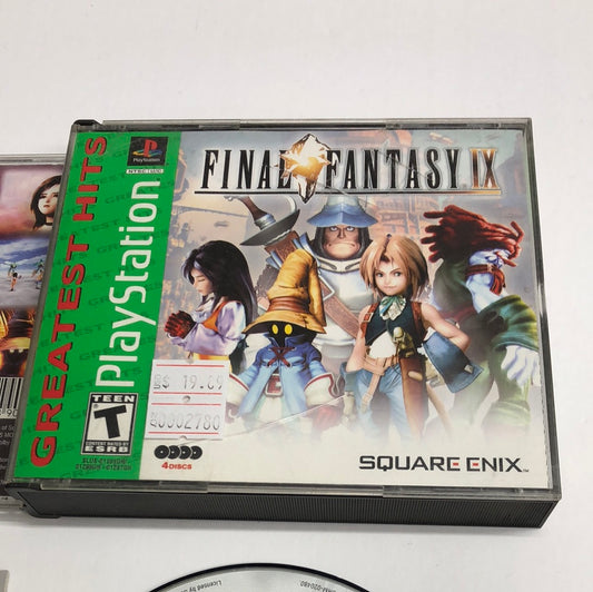 Ps1 - Final Fantasy IX Greatest Hits Sony PlayStation 1 Complete #2780