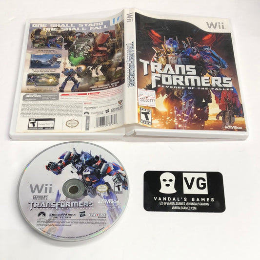 Wii - Transformers Revenge of the Fallen Nintendo Wii W/ Case #111