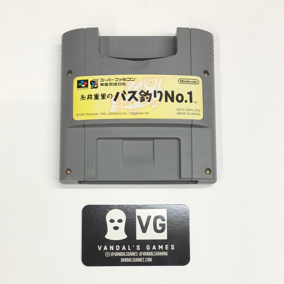 Super Famicom - Itoi Shingesato no Bass Tsuri No.1 Japan Nintendo Cart Only #2343