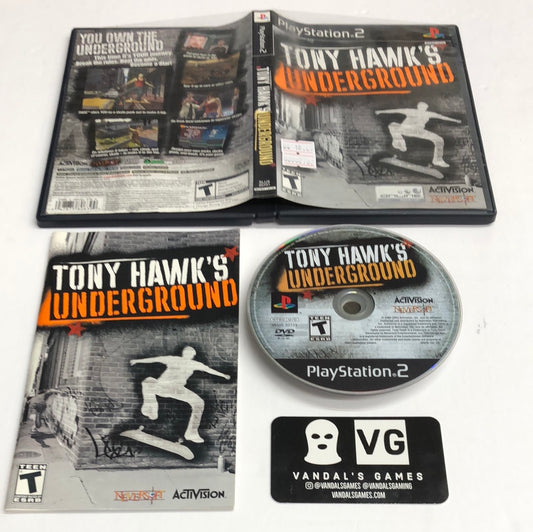 Ps2 - Tony Hawk's Underground Sony PlayStation 2 Complete #2782