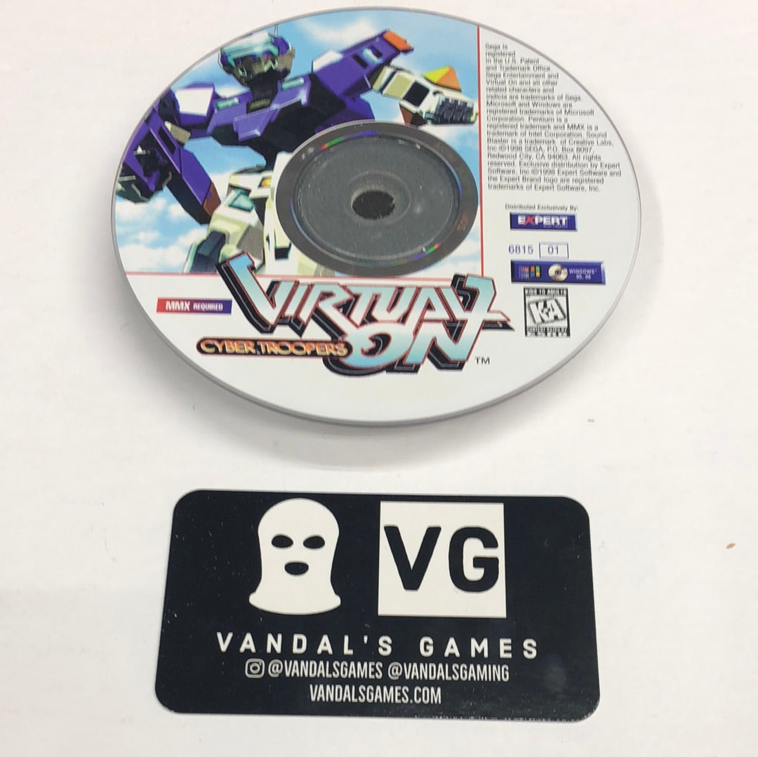 Windows 95 - Cyber Troopers Virtual On Sega Untested Sold As-Is #2811